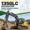 John Deere 135GLC Excavator Repair Technical Manual (S.N after E400001 - )