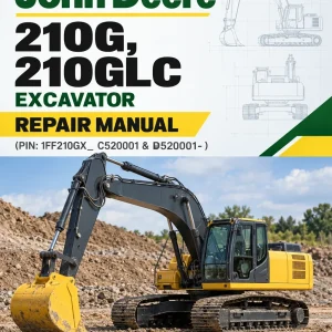 John Deere 210G, 210GLC Excavator Repair Manual (PIN: 1FF210GX_ C520001 & D520001- )
