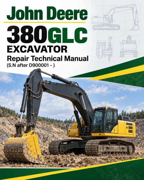 John Deere 380GLC Excavator Repair Technical Manual (S.N after D900001 - ) John Deere 380GLC Excavator Repair Technical Manual (S.N after D900001 - )