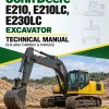John Deere E210, E210LC, E230LC Excavator Technical Manual (S.N after C400021 & D400202)