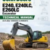 John Deere E240, E240LC, E260LC Excavator Technical Manual (S.N after C500201 & D500201)