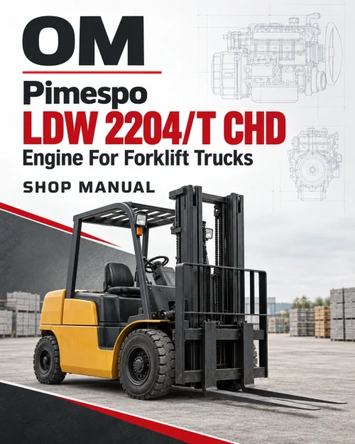 OM Pimespo LDW 2204/T CHD Engine For Forklift Trucks Shop Manual