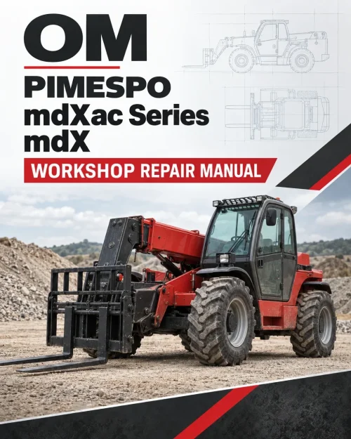 OM PIMESPO mdXac Series mdX Workshop Repair Manual