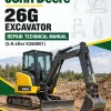 John Deere 26G Excavator Repair Technical Manual (S.N after K260001) John Deere 26G Excavator Repair Technical Manual (S.N after K260001)