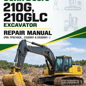 John Deere 210G, 210GLC Excavator Repair Manual (PIN: 1F9210GX_ C520001 & D520001- ) John Deere 210G, 210GLC Excavator Repair Manual (PIN: 1F9210GX_ C520001 & D520001- )