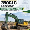John Deere 350GLC Excavator Repair Technical Manual (PIN: 1F9350GX_C808001 & D808001 - ) John Deere 350GLC Excavator Repair Technical Manual (PIN: 1F9350GX_C808001 & D808001 - )