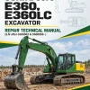 John Deere E360, E360LC Excavator Repair Technical Manual (S.N after C600002 & D600069- )