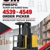 OM PIMESPO XLOGO1 and XLOGO2 Series 4539 - 4549 Order Picker Workshop Repair Manual OM PIMESPO XLOGO1 and XLOGO2 Series 4539 - 4549 Order Picker Workshop Repair Manual