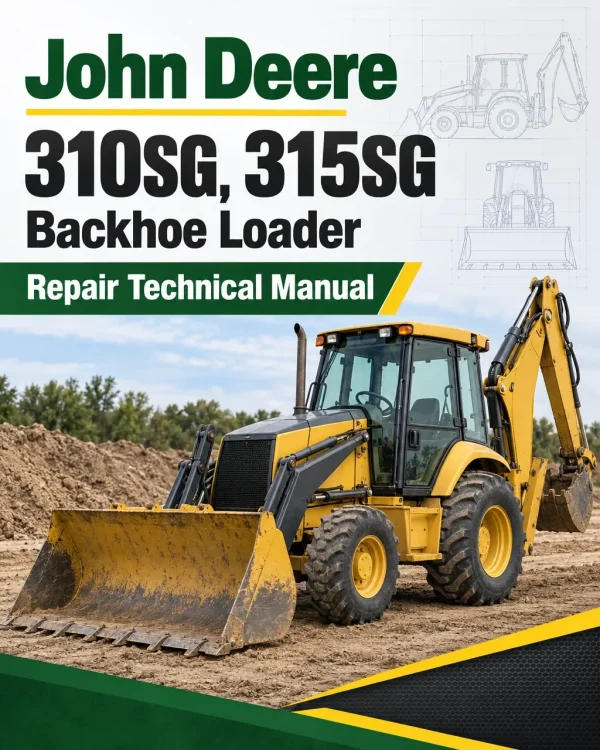 John Deere 310SG, 315SG Backhoe Loader Repair Technical Manual