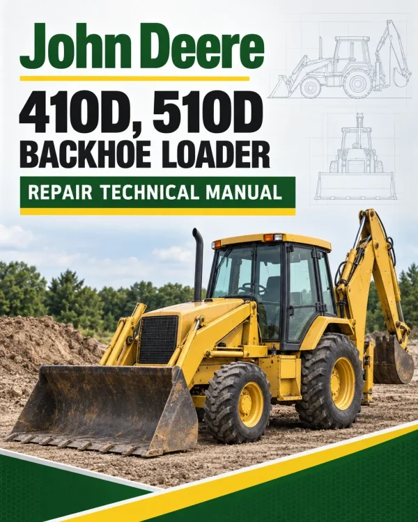 John Deere 410D, 510D Backhoe Loader Repair Technical Manual