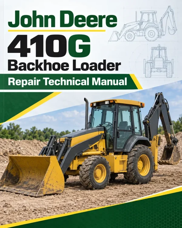 John Deere 410G Backhoe Loader Repair Technical Manual