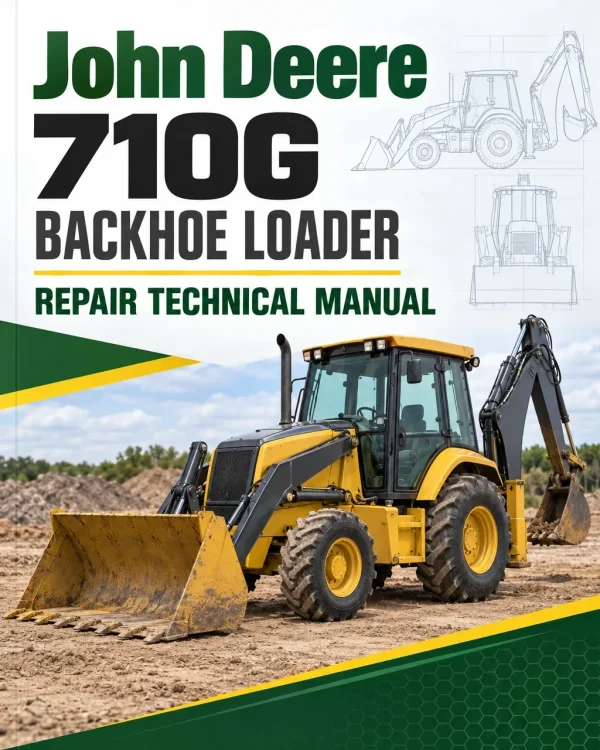 John Deere 710G Backhoe Loader Repair Technical Manual