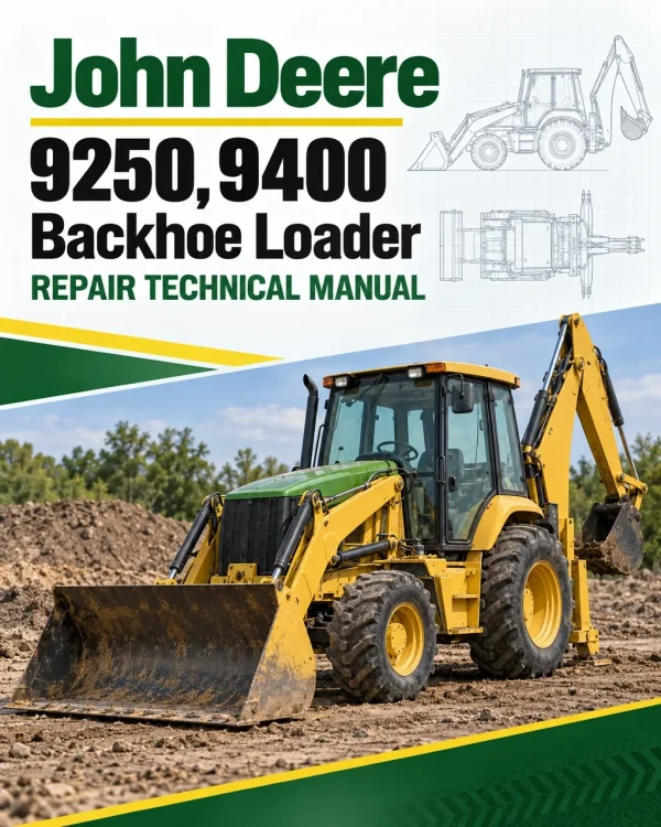 John Deere 9250, 9400 Backhoe Loader Repair Technical Manual John Deere 9250, 9400 Backhoe Loader Repair Technical Manual