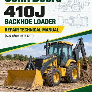 John Deere 410J Backhoe Loader Repair Technical Manual (S.N after 161617 - )