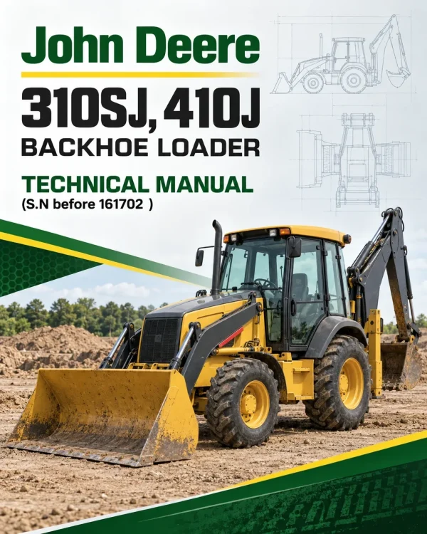 John Deere 310SJ, 410J Backhoe Loader (TMC) Technical Manual (S.N before 161702 )