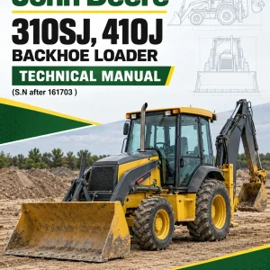 John Deere 310SJ, 410J Backhoe Loader (TMC) Technical Manual (S.N after 161703 ) John Deere 310SJ, 410J Backhoe Loader (TMC) Technical Manual (S.N after 161703 )