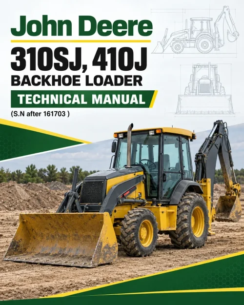 John Deere 310SJ, 410J Backhoe Loader (TMC) Technical Manual (S.N after 161703 )