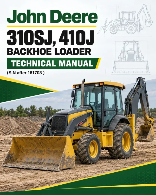 John Deere 310SJ, 410J Backhoe Loader (TMC) Technical Manual (S.N after 161703 )