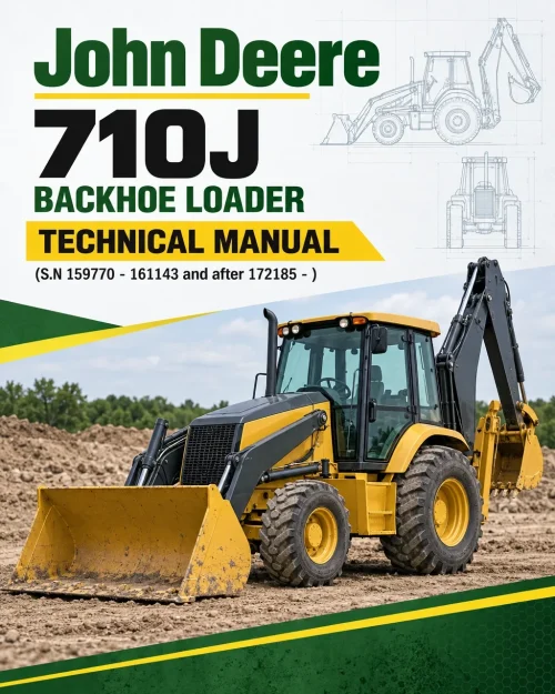 John Deere 710J Backhoe Loader Technical Manual (S.N 159770 - 161143 and after 172185 - )