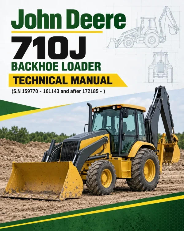 John Deere 710J Backhoe Loader Technical Manual (S.N 159770 - 161143 and after 172185 - )