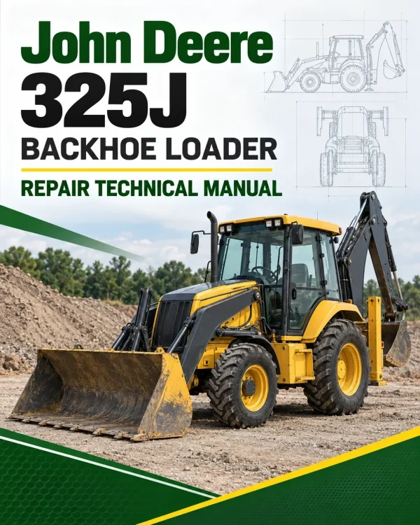 John Deere 325J Backhoe Loader Repair Technical Manual