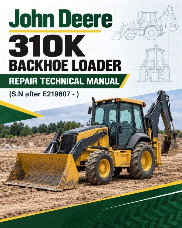 John Deere 310K Backhoe Loader Repair Technical Manual (S.N after E219607 - )