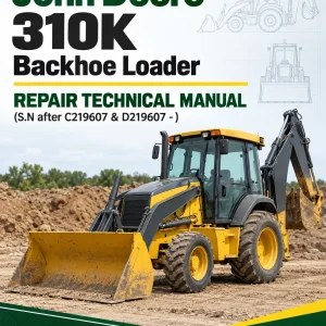 John Deere 310K Backhoe Loader Repair Technical Manual (S.N after C219607 & D219607 - )