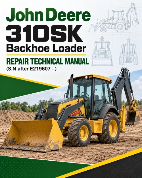 John Deere 310SK Backhoe Loader Repair Technical Manual (S.N after E219607 - )