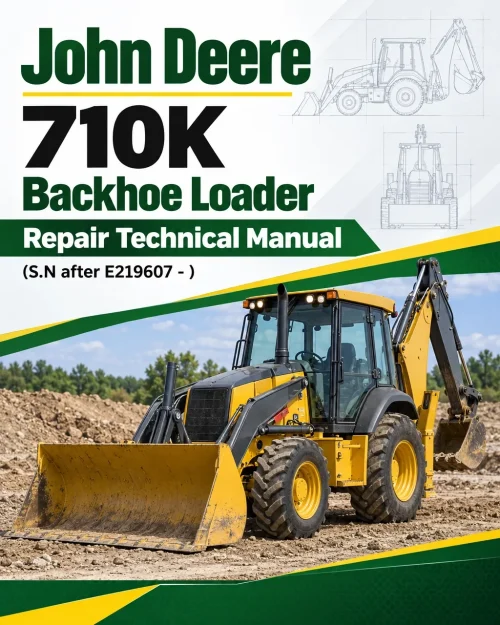 John Deere 710K Backhoe Loader Repair Technical Manual (S.N after E219607 - )