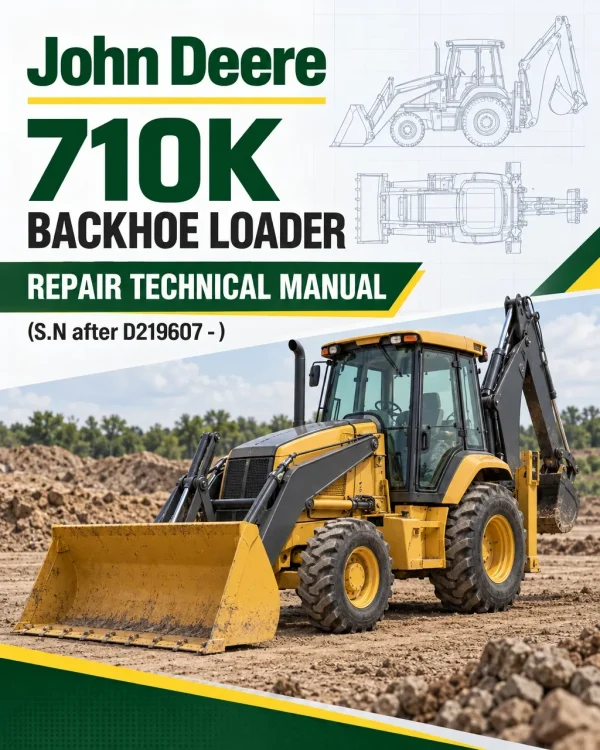 John Deere 710K Backhoe Loader Repair Technical Manual (S.N after D219607 - )