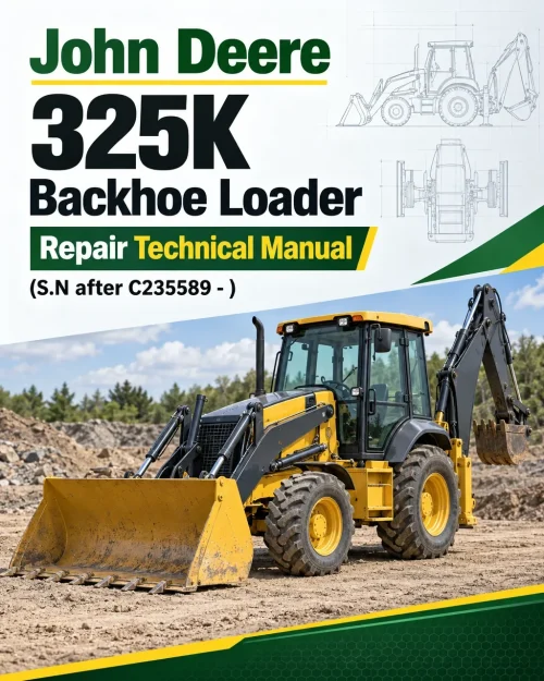 John Deere 325K Backhoe Loader Repair Technical Manual (S.N after C235589 - ) John Deere 325K Backhoe Loader Repair Technical Manual (S.N after C235589 - )