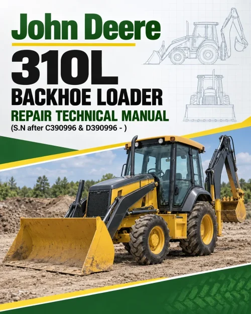 John Deere 310L Backhoe Loader Repair Technical Manual (S.N after C390996 & D390996 - ) John Deere 310L Backhoe Loader Repair Technical Manual (S.N after C390996 & D390996 - )