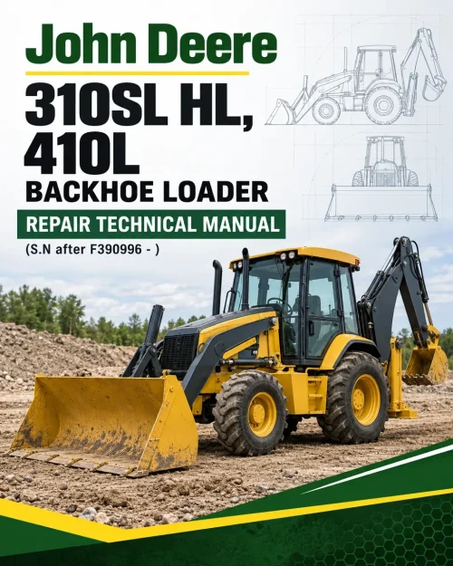 John Deere 310SL HL, 410L Backhoe Loader Repair Technical Manual (S.N after F390996 - )