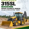 John Deere 315SL Backhoe Repair Technical Manual (S.N after C273920 & D273920 - 390995)