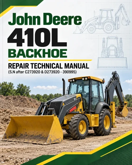 John Deere 410L Backhoe Repair Technical Manual (S.N after C273920 & D273920 - 390995) John Deere 410L Backhoe Repair Technical Manual (S.N after C273920 & D273920 - 390995)