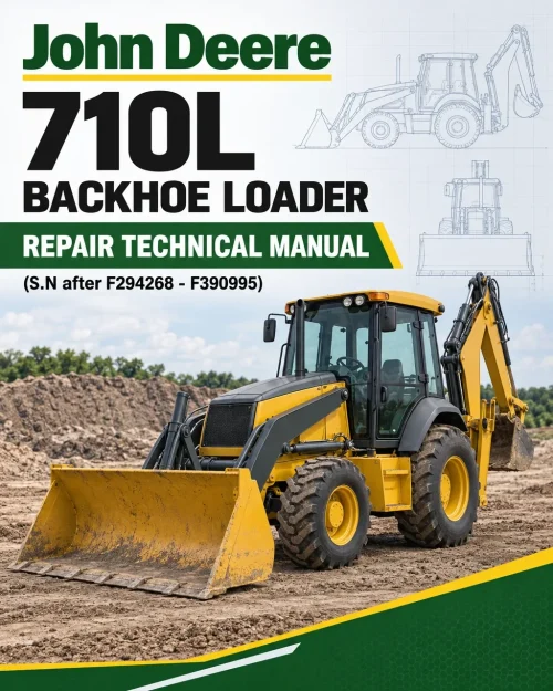 John Deere 710L Backhoe Loader Repair Technical Manual (S.N after F294268 - F390995) John Deere 710L Backhoe Loader Repair Technical Manual (S.N after F294268 - F390995)