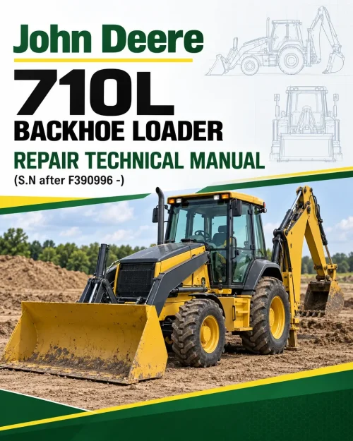John Deere 710L Backhoe Loader Repair Technical Manual (S.N after F390996 -)