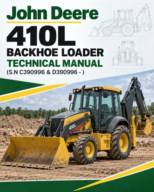 John Deere 410L Backhoe Loader Technical Manual (S.N C390996 & D390996 - )