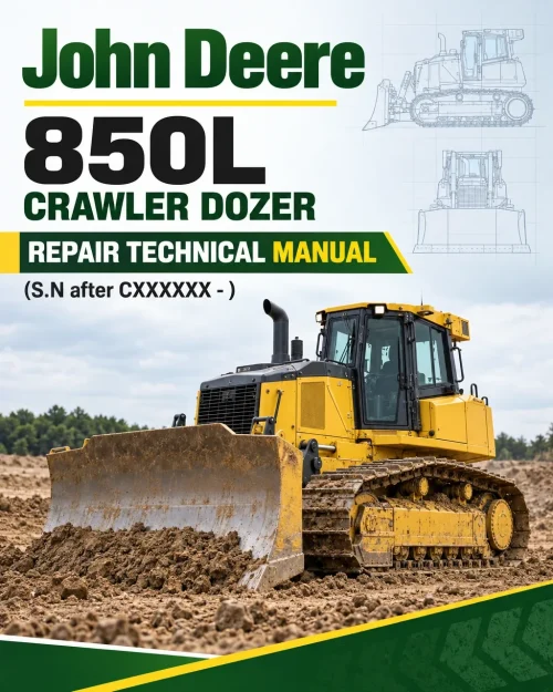 John Deere 850L Crawler Dozer Repair Technical Manual (S.N after CXXXXXX - )