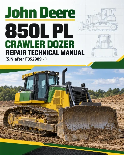 John Deere 850L PL Crawler Dozer Repair Technical Manual (S.N after F352989 - ) John Deere 850L PL Crawler Dozer Repair Technical Manual (S.N after F352989 - )