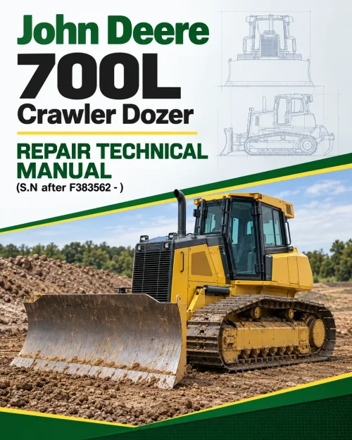 John Deere 700L Crawler Dozer Repair Technical Manual (S.N after F383562 - ) John Deere 700L Crawler Dozer Repair Technical Manual (S.N after F383562 - )