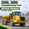 John Deere 250D, 300D Articulated Dump Truck Repair Manual (S.N 609166 -626760)