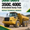 John Deere 350C, 400C Articulated Dump Truck Repair Technical Manual