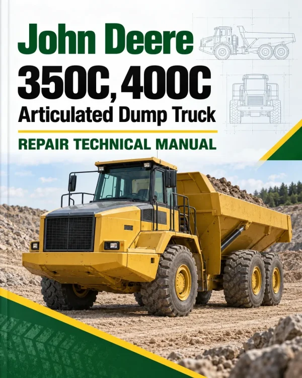 John Deere 350C, 400C Articulated Dump Truck Repair Technical Manual