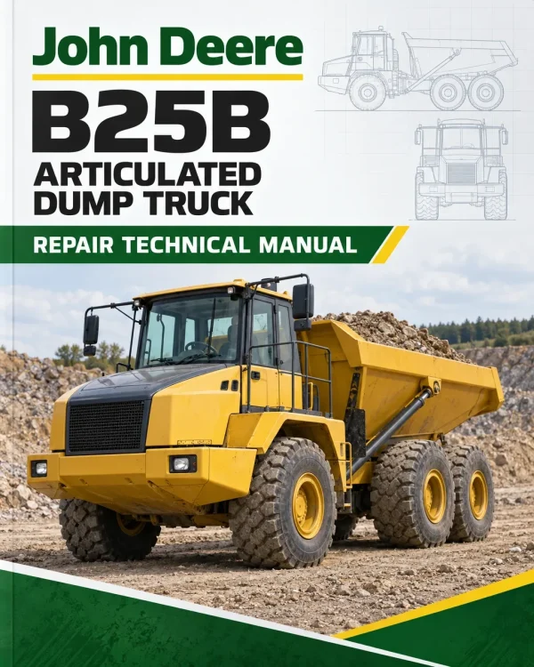 John Deere B25B Articulated Dump Truck Repair Technical Manual