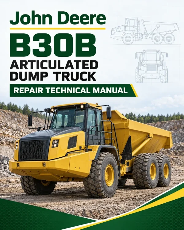 John Deere B30B Articulated Dump Truck Repair Technical Manual