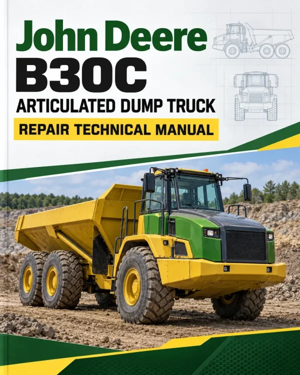 John Deere B30C Articulated Dump Truck Repair Technical Manual