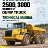 John Deere 250D, 300D Series 2 Dump Truck Technical Manual (S.N. after C642001 - )
