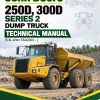 John Deere 250D, 300D Series 2 Dump Truck Technical Manual (S.N. after E642001 - )