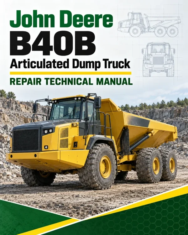 John Deere B40B Articulated Dump Truck Repair Technical Manual
